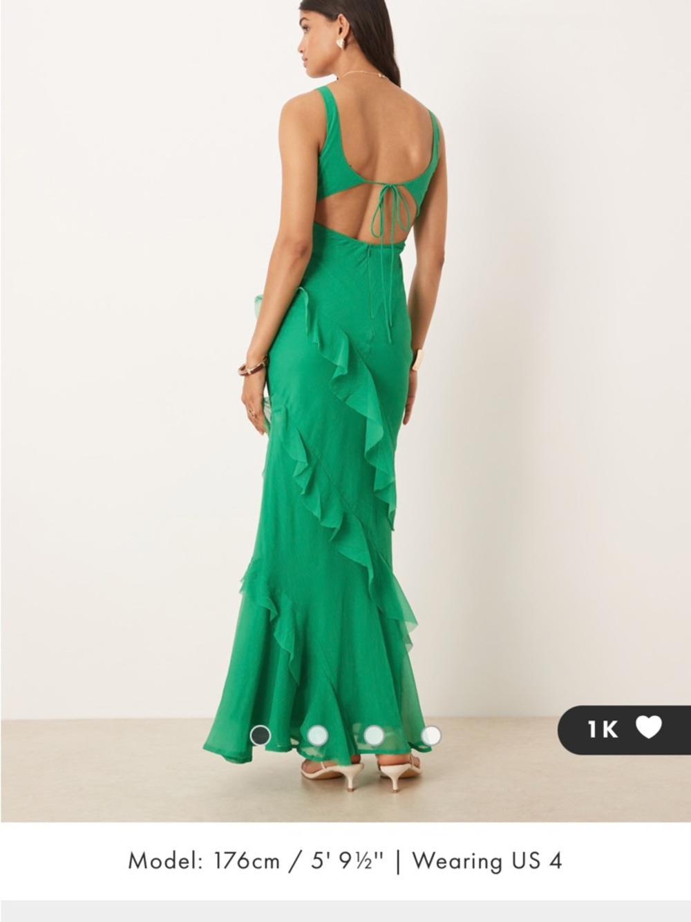 ASOS DESIGN scoop neck maxi dress - Picture 2 of 4